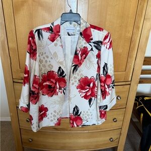 🌹Alfred Dunner Floral Blazer 16